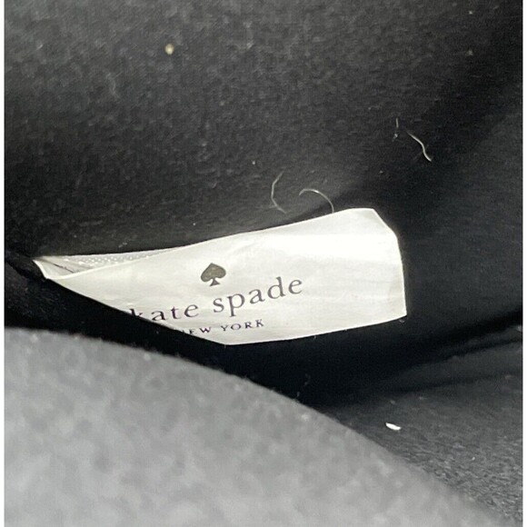 Kate Spade New York Laptop Ipad Tablet Case Bag Black Polka Dots Padded Zip - Picture 9 of 9